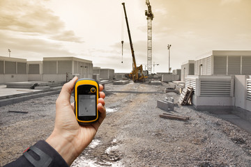 finding the right position inside a construction site via gps