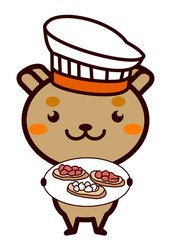 イタリア料理と動物シリーズ