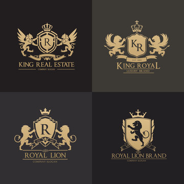 Luxury logo set,Best selected collection,Hotel logo,crest logo set,boutique logo,Vector logo Template