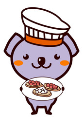 イタリア料理と動物シリーズ