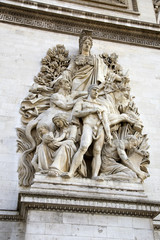 Statue on Arc de Triomphe