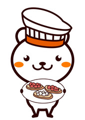 イタリア料理と動物シリーズ