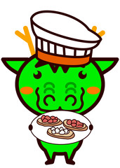 イタリア料理と動物シリーズ