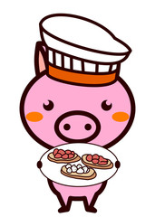 イタリア料理と動物シリーズ