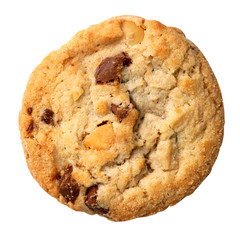 Milk chocolate macadamia, Chocolate chunk crispy cookies.