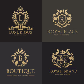 Luxury logo set, Best selected collection for hotel and fashion brand identity