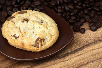 Milk chocolate macadamia, Chocolate chunk crispy cookies.