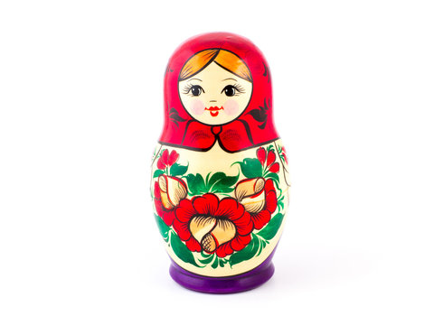 Russian nesting dolls. Babushkas or matryoshkas