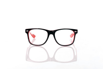 Eye Glasses  on White background,selective focus