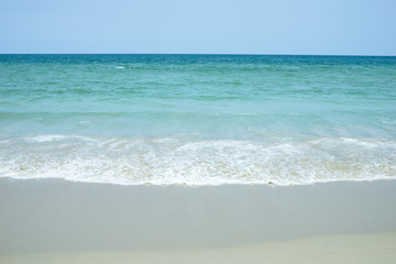 Sea beach and sky.