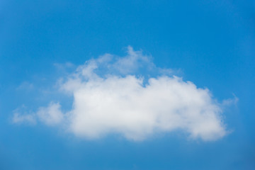 Cloud Against The Blue Sky..