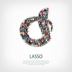  lasso people 3d