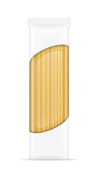 pasta in packaging vector illustration