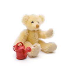 Teddy mit Gießkanne