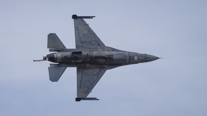 Fototapeta na wymiar F16 fighter jet aircraft