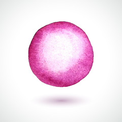 Vector background with watercolor sphere