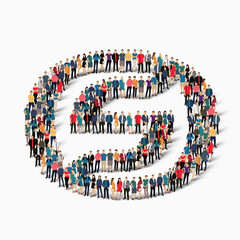abstract business symbol people