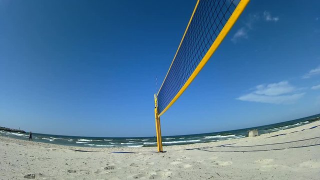 Beachvolleyball, Spielfeld an der Ostsee
