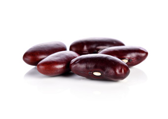 red beans isolated on white background