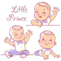 Little baby boy set.