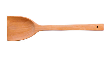 Wooden Spoon isolated on white background