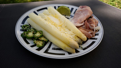 Pikante Spargelplatte