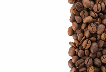 コーヒー豆とコピースペース