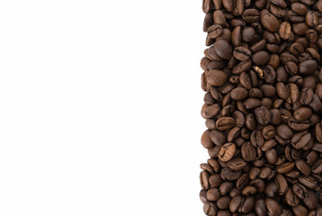 コーヒー豆とコピースペース