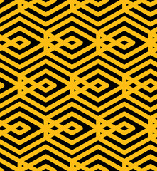 Endless vector texture with parallel yellow lines, motif abstract