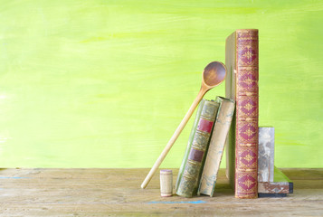 vintage cookbooks, free copy space