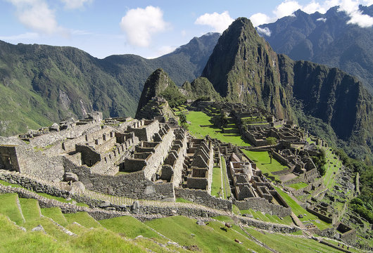 Machu Picchu, lost city of Inkas in Peru