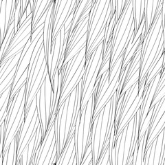 Seamless vector pattern of interwoven leaves.