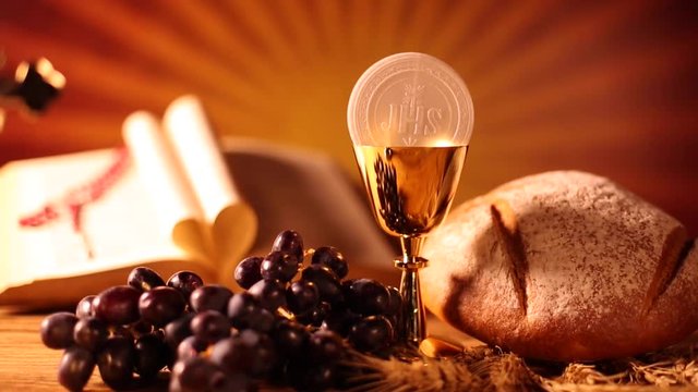 Holy communion, religion background 