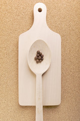 wooden kitchenware - domestic wooden utensils - studio stills