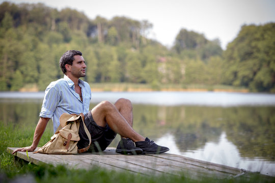 Rucksack,Entspannung,Sommer,entspannt,genie&szlig;en,Ferien,Freizeit