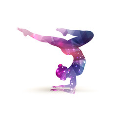 Yoga Positions. Silhouettes icon. Vector illustration