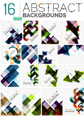 Collection of abstract backgrounds