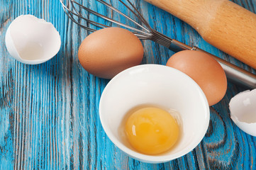 Eggs and egg yolk