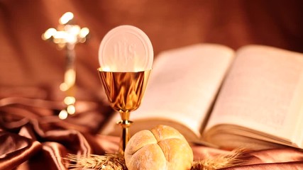 Holy communion, religion background 