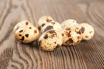 Spotted quail eggs