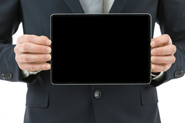 Tablet computer with copy space