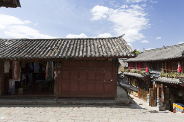 中国雲南省麗江市の旧市街地　麗江古城