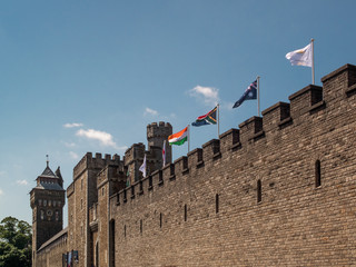 Outer wall of Cardiff Castle © philipbird123