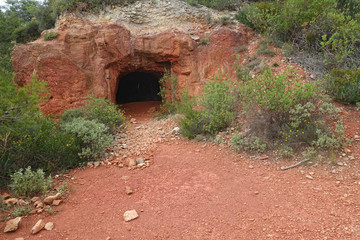 entrée de la carrière