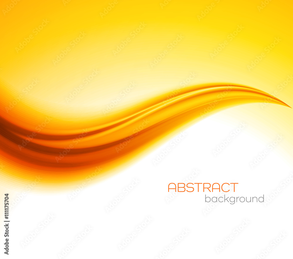 Poster Abstract color wave design element