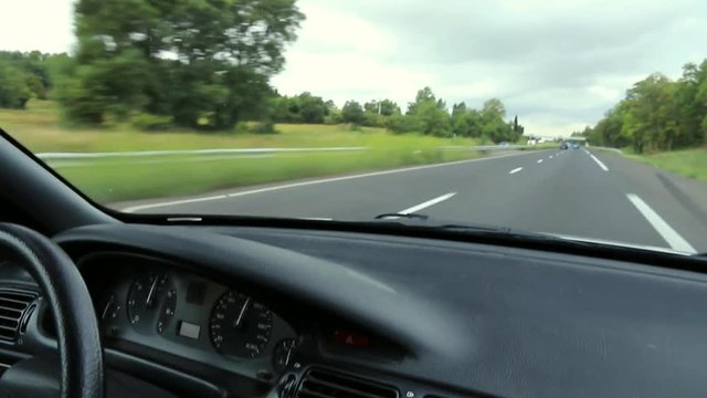Conduite sur autoroute