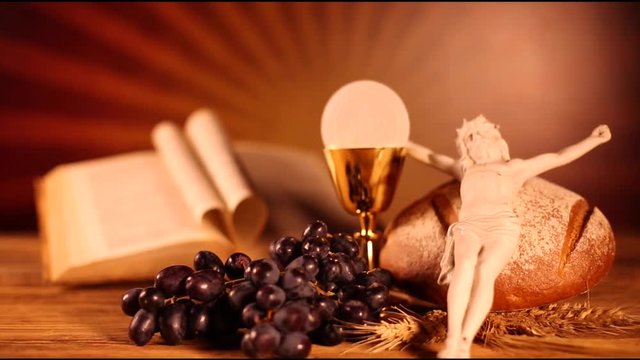 Holy communion, religion background 