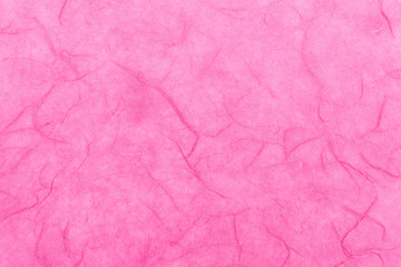 和紙のテクスチャー ピンク色