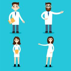 Professional vet doctors set