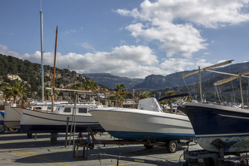 Fototapeta premium Port de Soller, port na Majorce